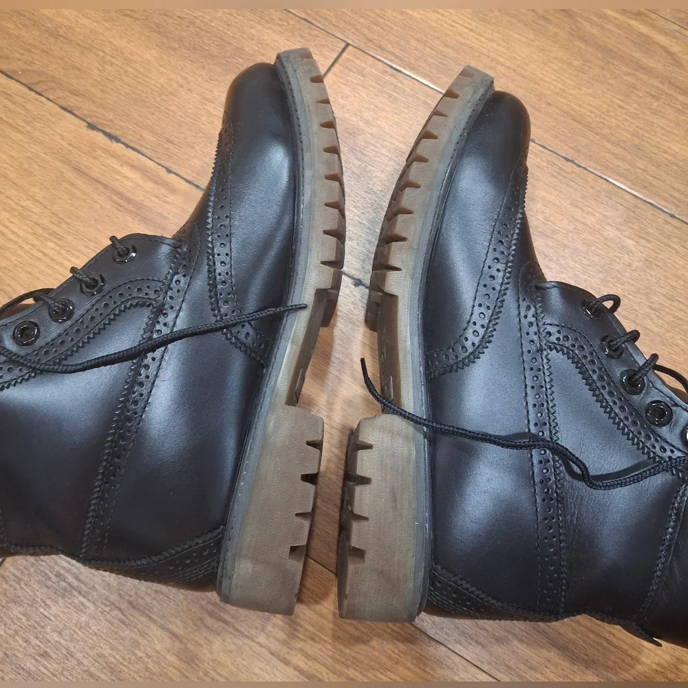 Timberland Black Brogue Men's Boots